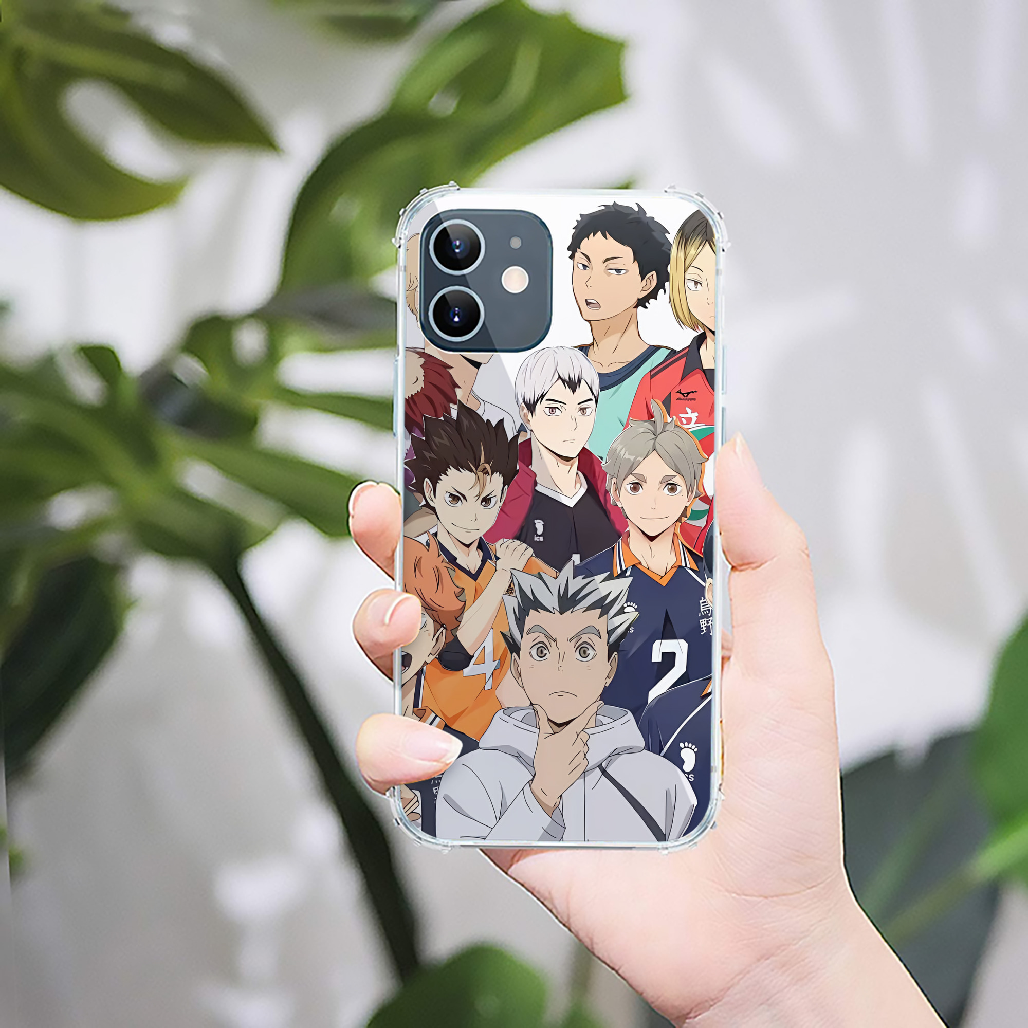 （画像用） ハイキュー!! Haikyu!! 【iPhone 12シリーズ対応】透明スマホケース（クリアソフトケース）